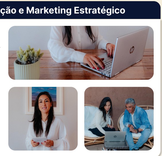 Cenas de trabalho de consultoria
